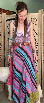 Kantha Wrap Skirt