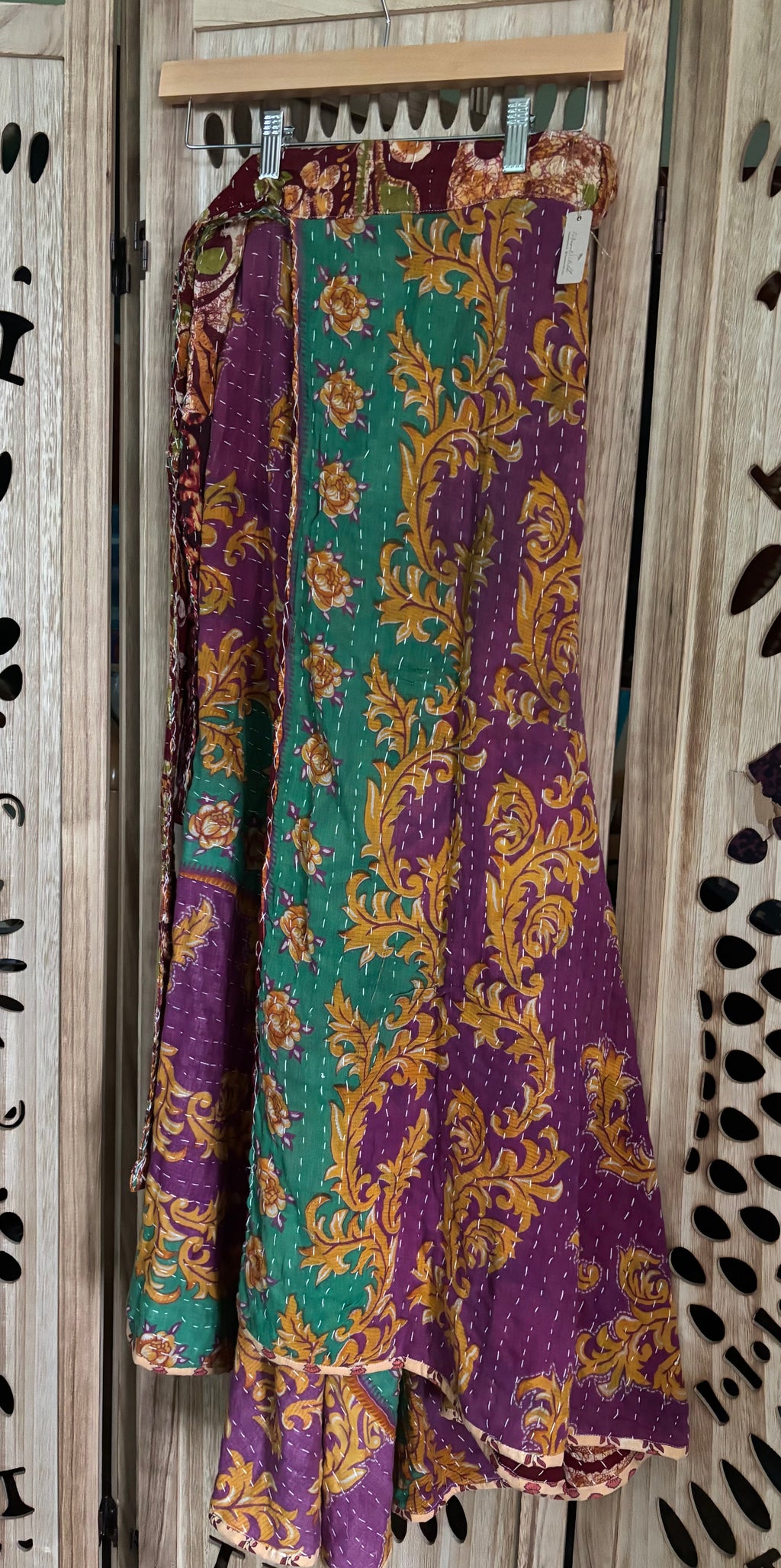 Kantha Wrap Skirt