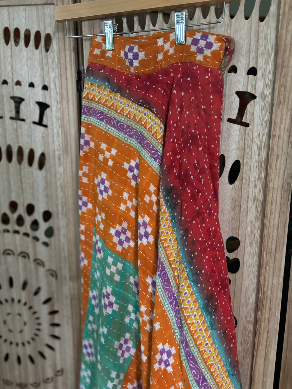Kantha Wrap Skirt