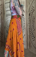 Kantha Wrap Skirt