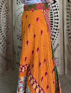 Kantha Wrap Skirt