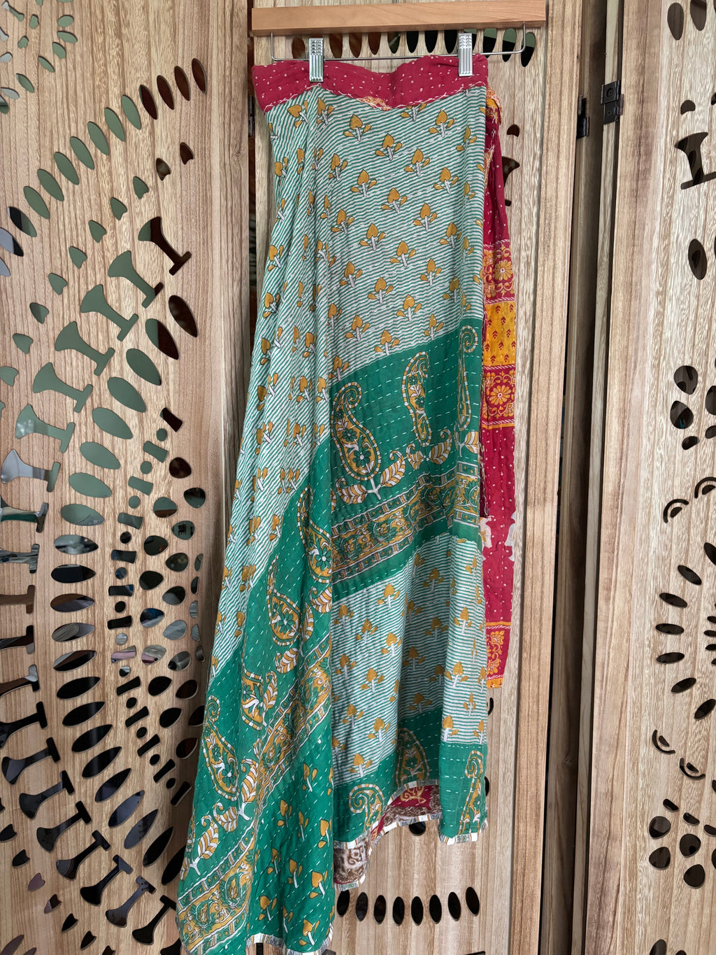 Kantha Wrap Skirt