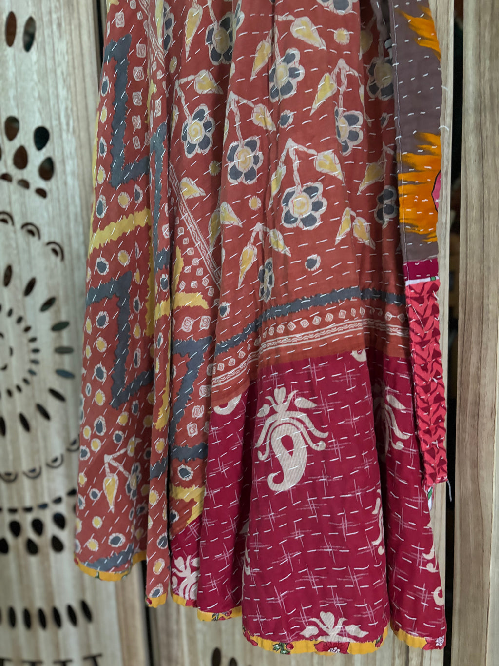 Kantha Wrap Skirt