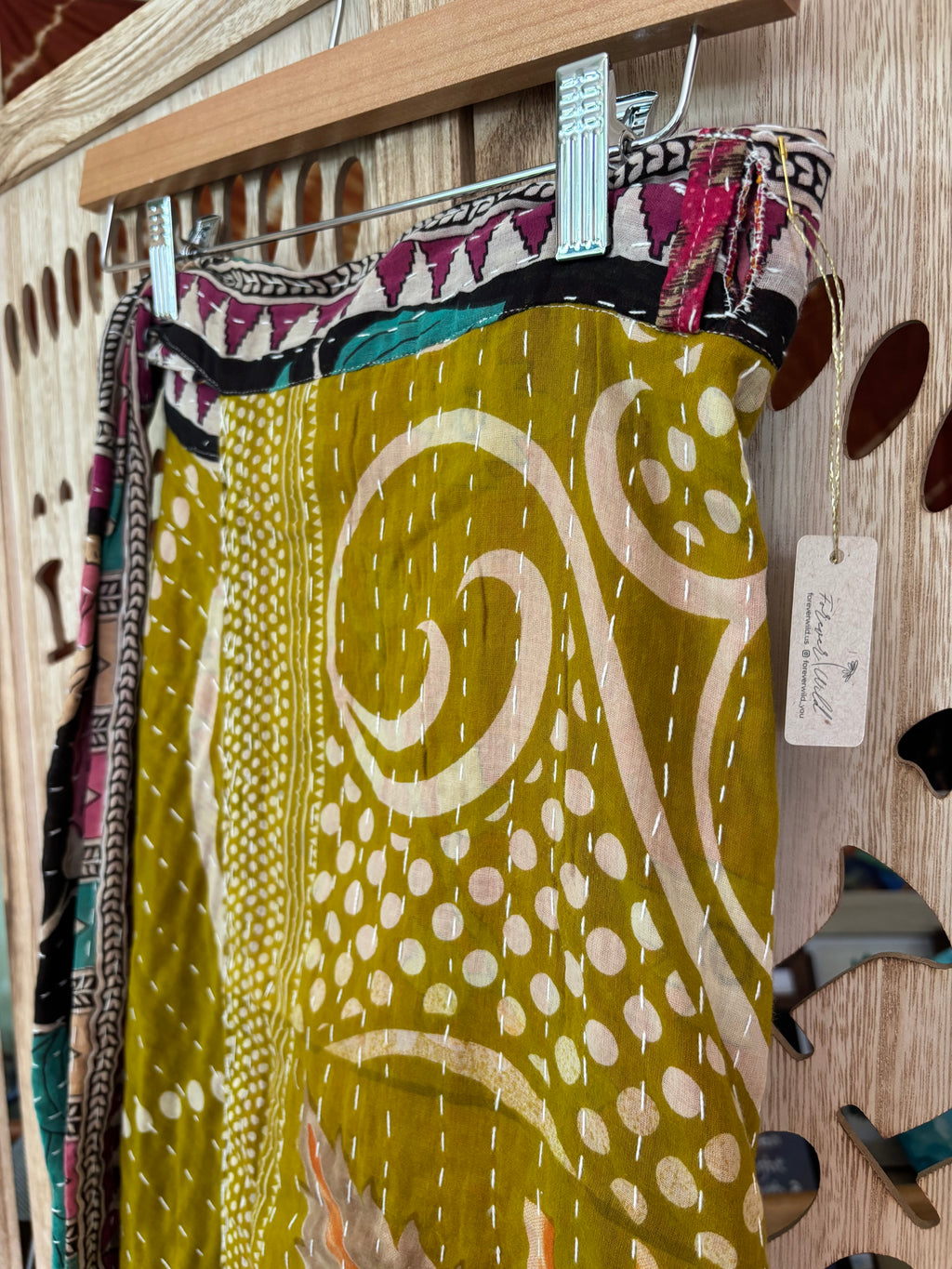 Kantha Wrap Skirt
