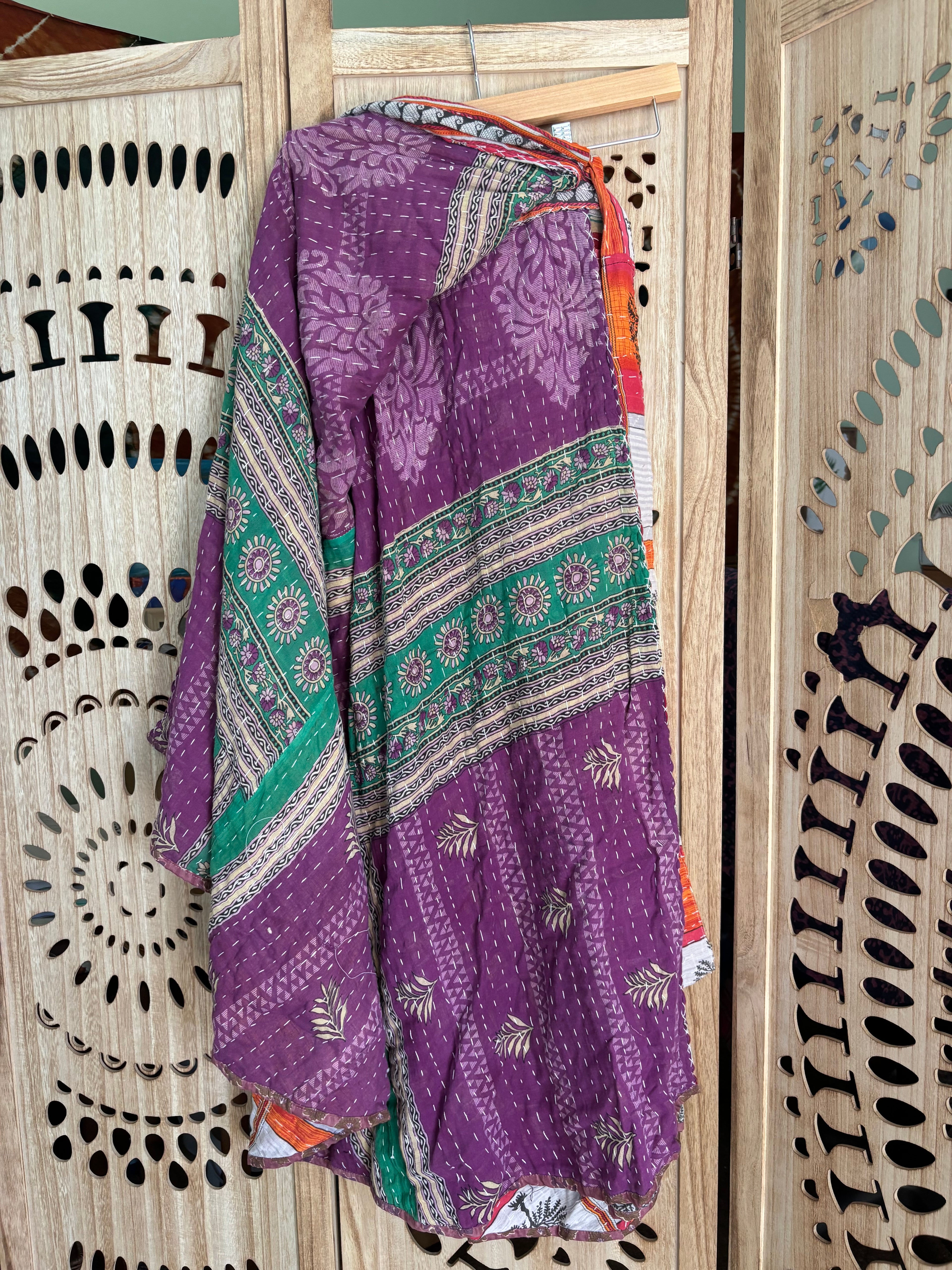 Kantha Wrap Skirt