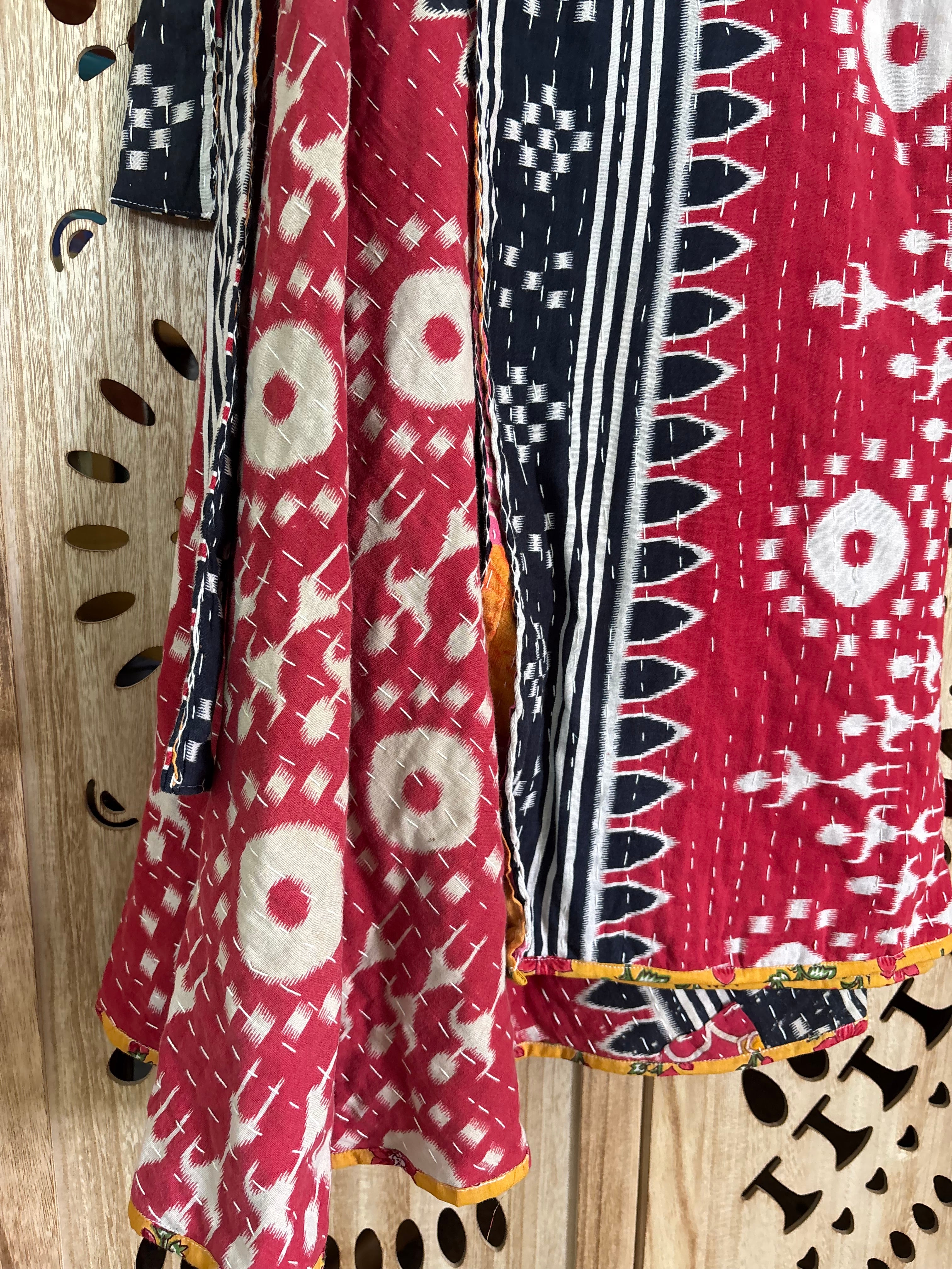 Kantha Wrap Skirt