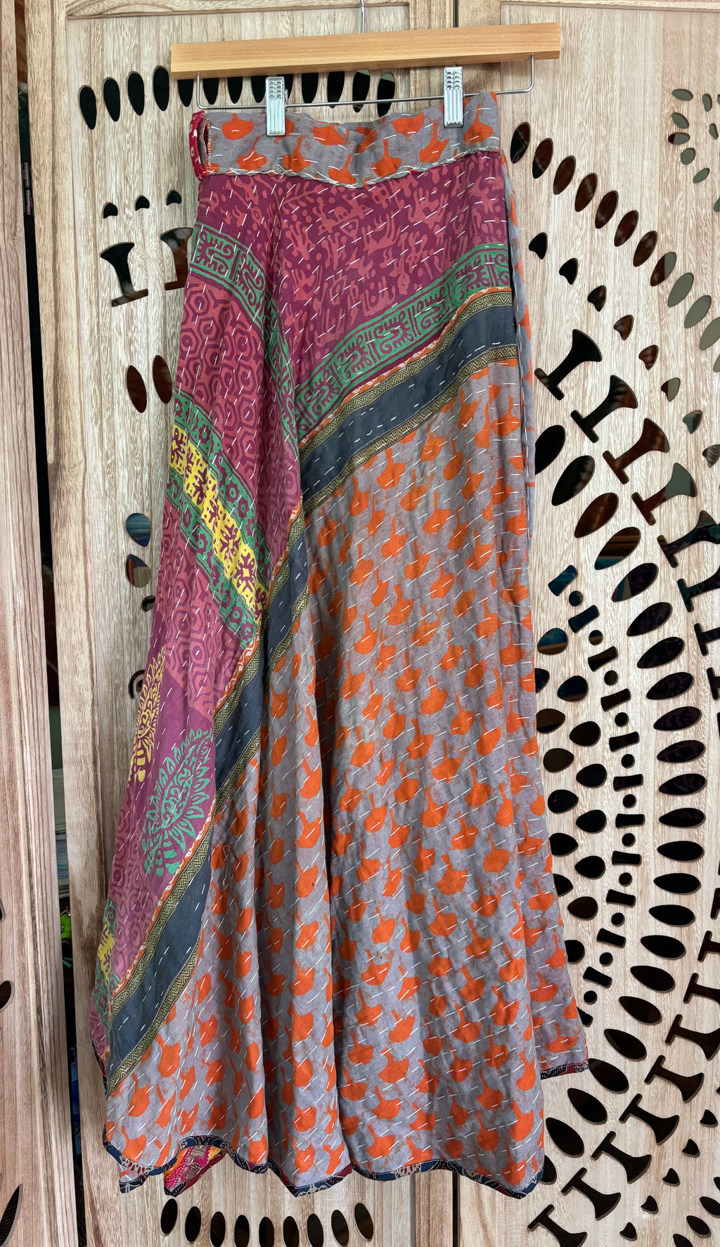 Kantha Wrap Skirt
