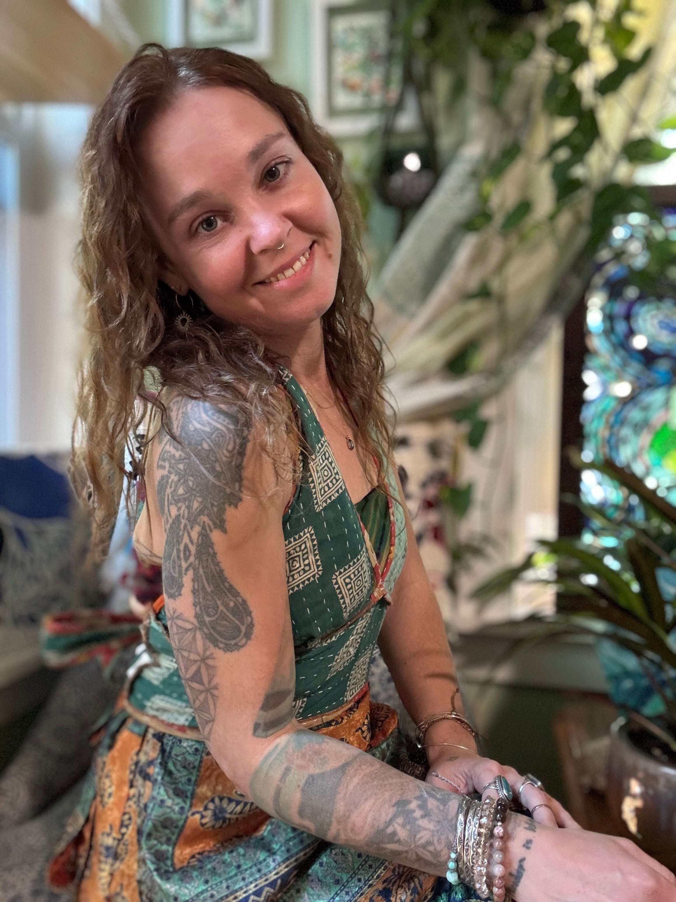 Kantha Summer Boho Halter Top