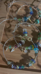 Alaila Beaded Boho Bangles 925 Silver